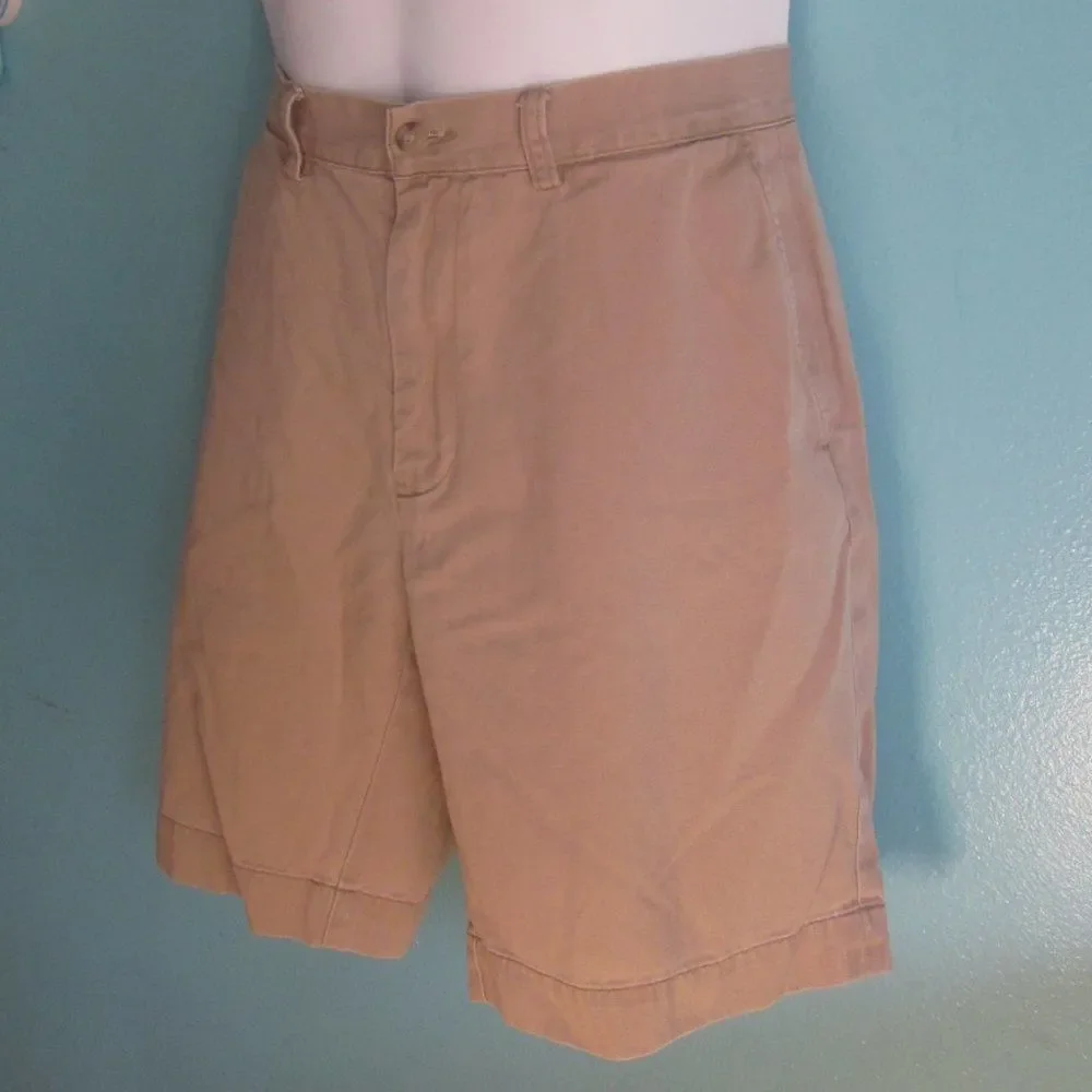 Ralph Lauren Polo Tan Cotton Shorts Size 32
